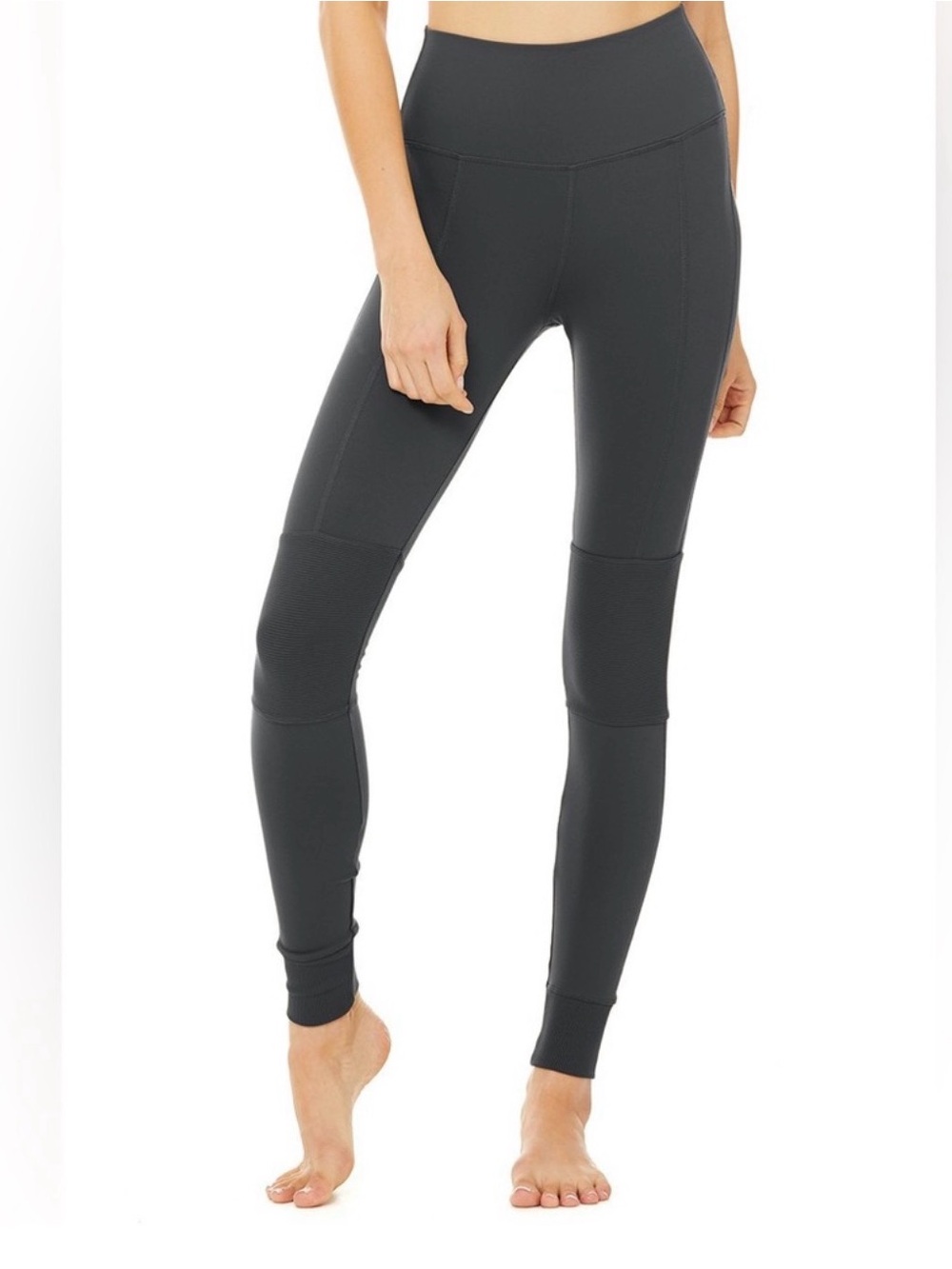 $134 ALO YOGA GRAY Avenue LEGGINGS SIZE XS
